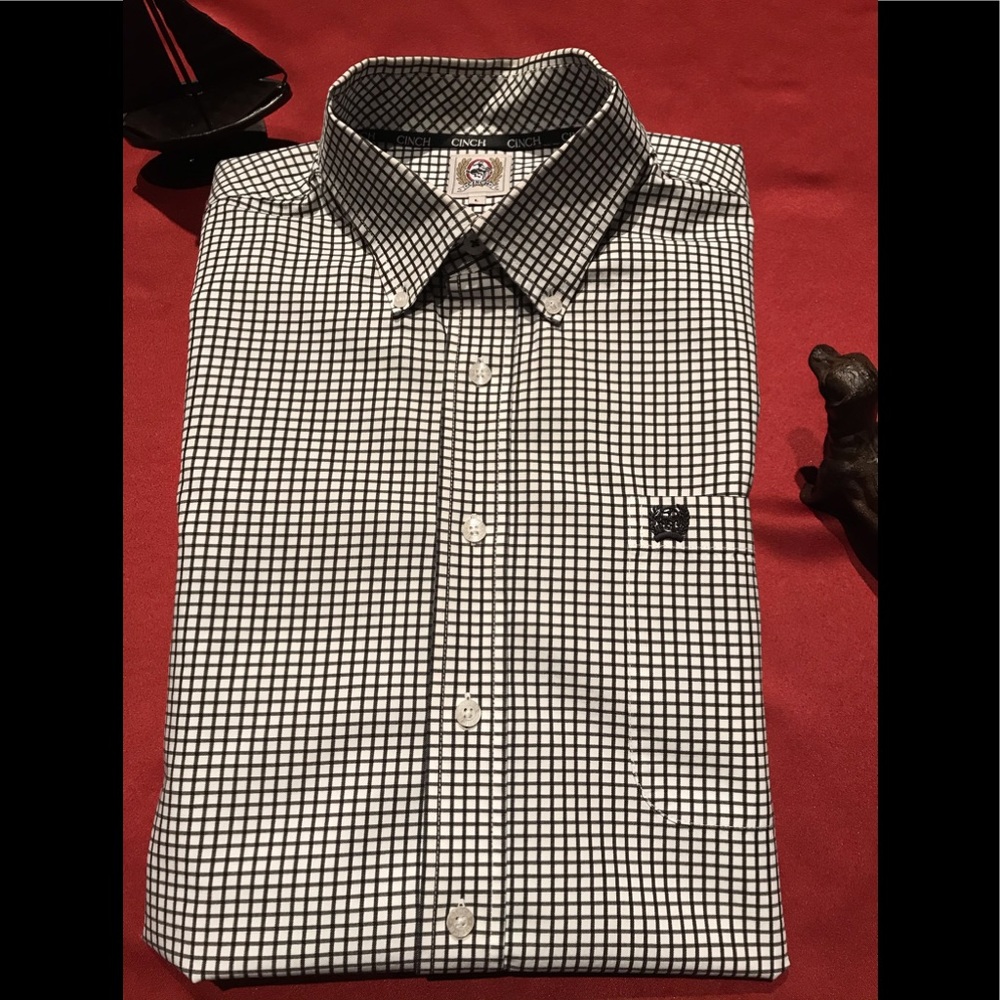 EXCELLENT CINCH WESTERN DRESS SHIRT